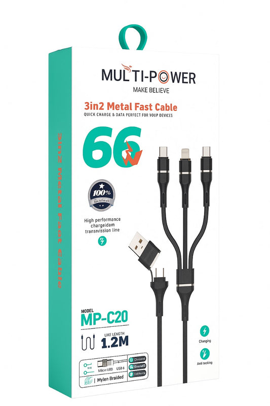 3in2 Metal Fast Cable